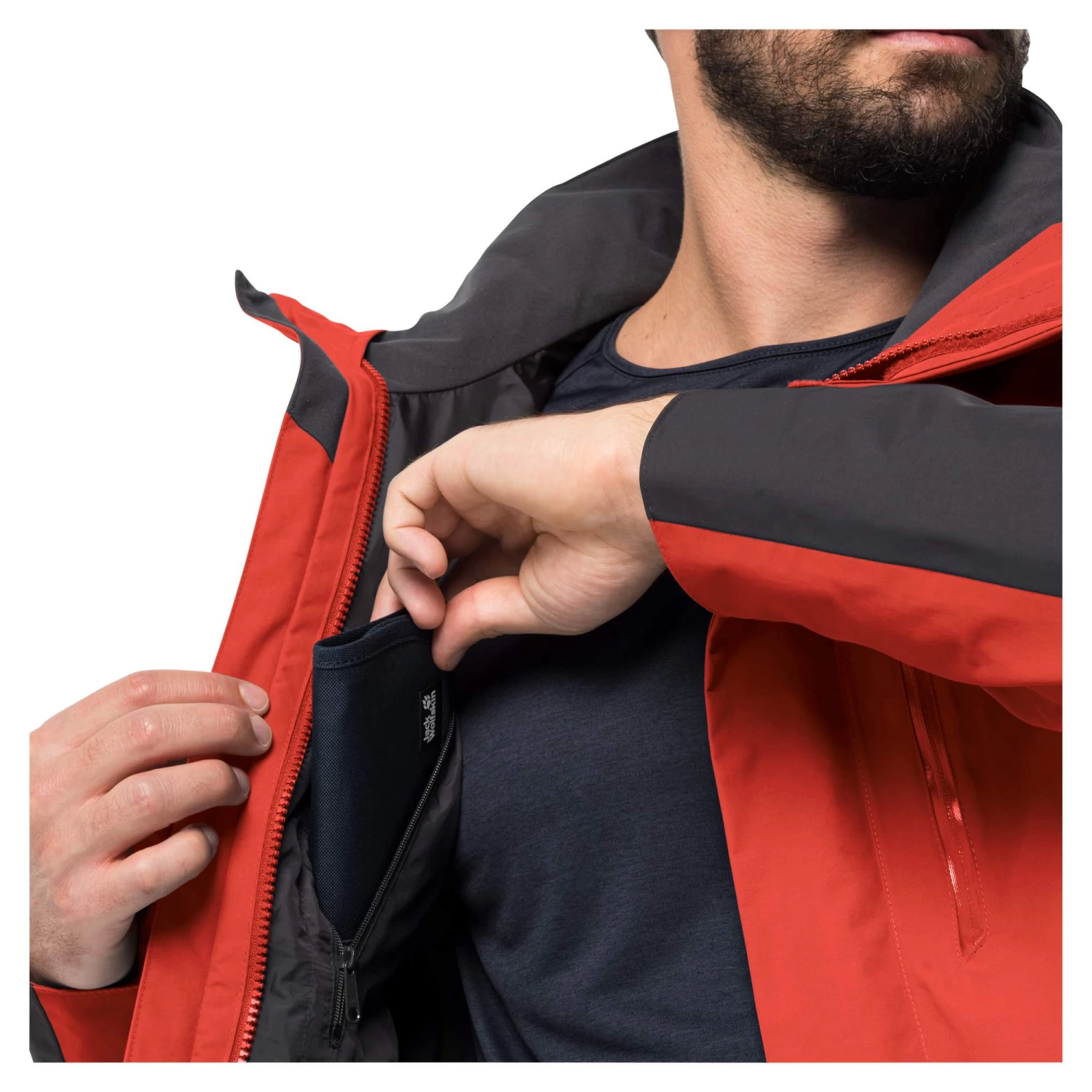 Jack Wolfskin JASPER JKT Herren - Regenjacke 8 Jack Wolfskin JASPER JKT Herren - Regenjacke – Bild 6