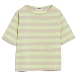 Armedangels Women's Finiaa Block Stripes - T-Shirt