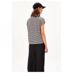 Armedangels Women's Oneliaa Lovely Stripes - T-Shirt -Outdoor Bekleidung Geschäft armedangels womens oneliaa lovely stripes t shirt detail 3