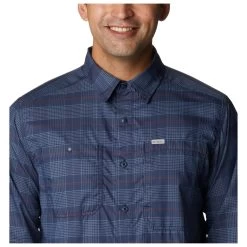 Columbia Silver Ridge Utility Lite Plaid L/S - Hemd -Outdoor Bekleidung Geschäft columbia silver ridge utility lite plaid l s hemd detail 5
