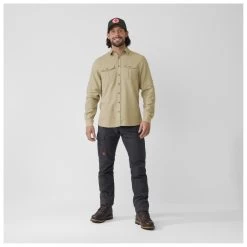 FJÄLLRÄVEN Övik Travel Shirt L/S - Hemd -Outdoor Bekleidung Geschäft fjaellraeven oevik travel shirt l s hemd detail 3
