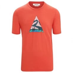 Icebreaker Tech Lite II S/S Tee Camping Grounds - Merinoshirt
