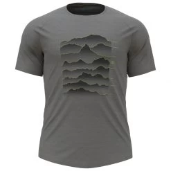 Odlo T-Shirt Crew Neck S/S Ascent PW 130 Swiss Peaks - Merinoshirt