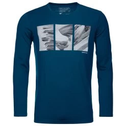 Ortovox 185 Merino Shape Pic L/S - Merinoshirt -Outdoor Bekleidung Geschäft ortovox 185 merino shape pic l s merinoshirt 2