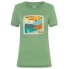 Super.natural Women's Mountain Art Tee - Merinoshirt -Outdoor Bekleidung Geschäft supernatural womens mountain art tee merinoshirt